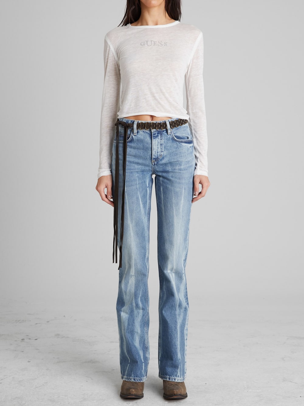 long-sleeve stretch tee