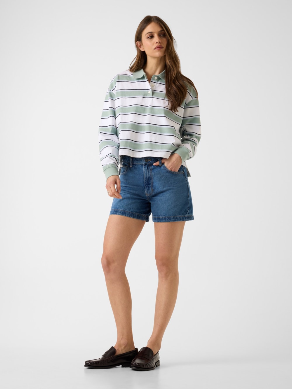Striped polo