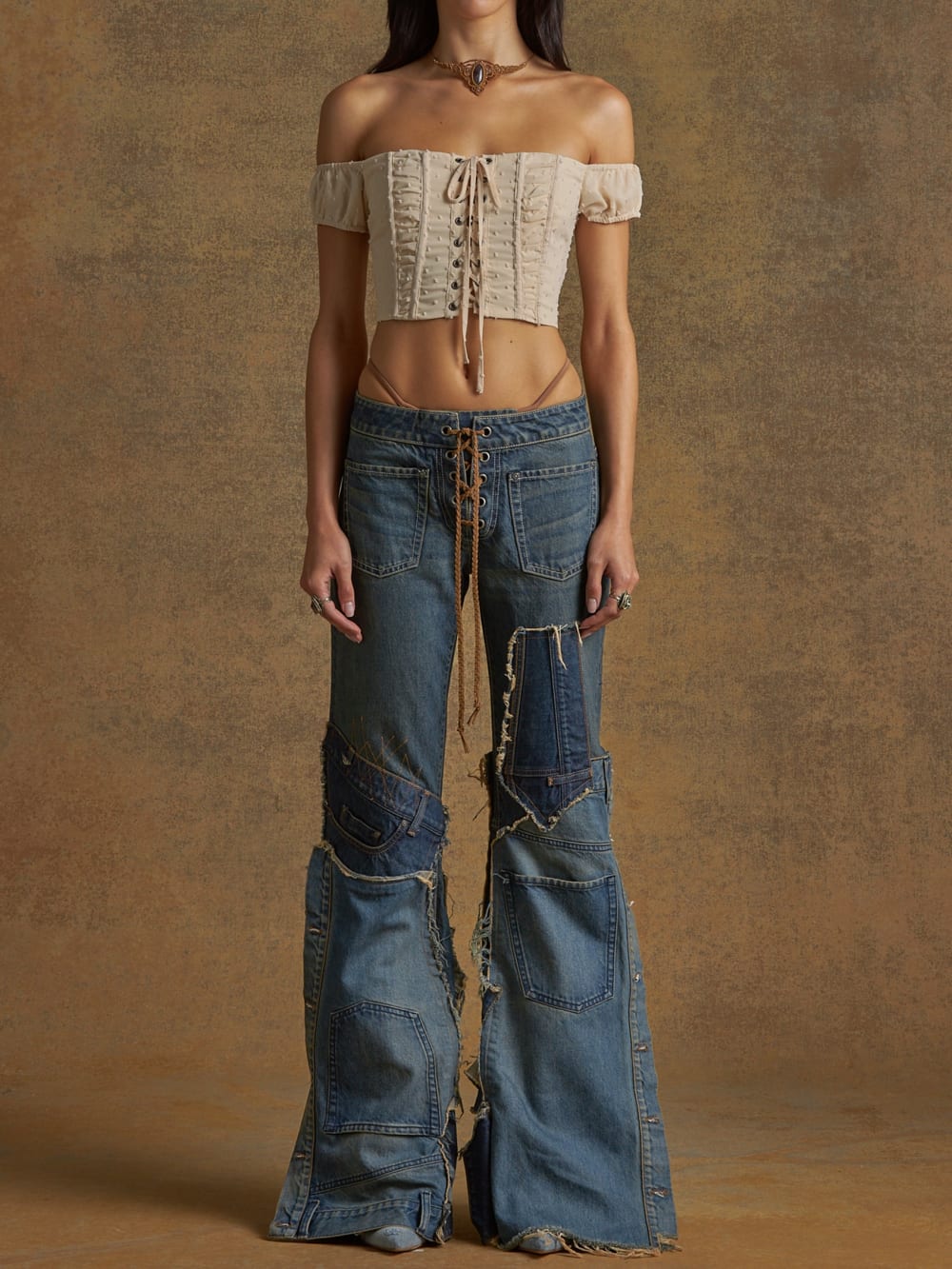 lace-up corset