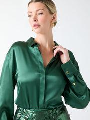 Elisa Silk Oversized Shirt