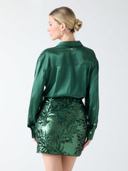 Elisa Silk Oversized Shirt