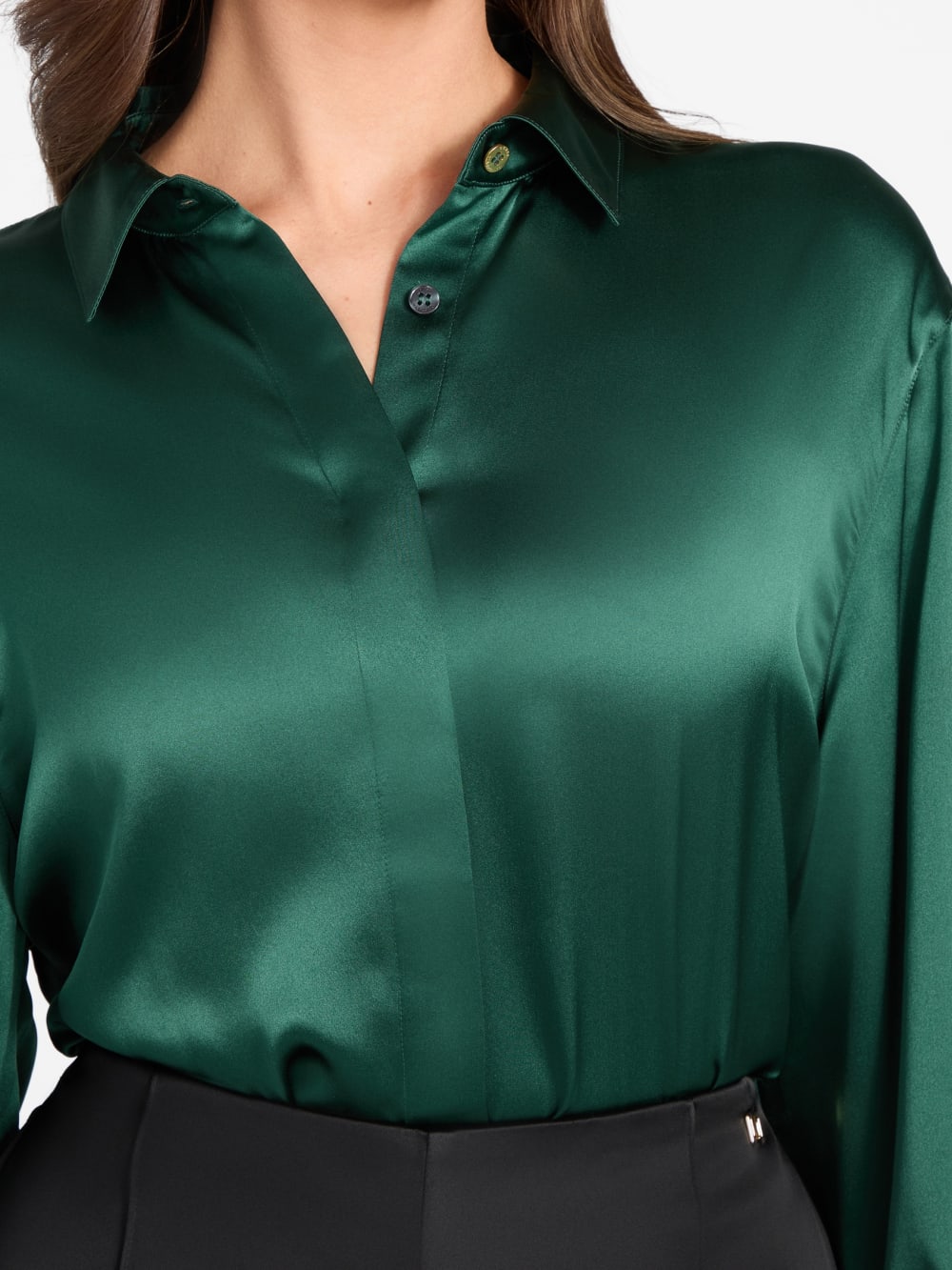 Elisa Silk Oversized Shirt