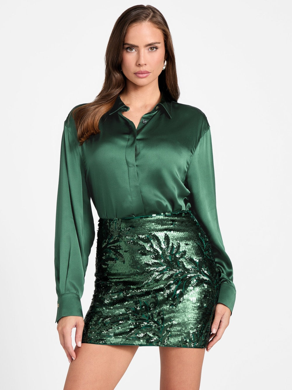 Elisa Silk Oversized Shirt