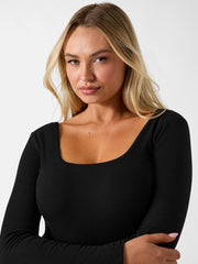 Slim fit striped top