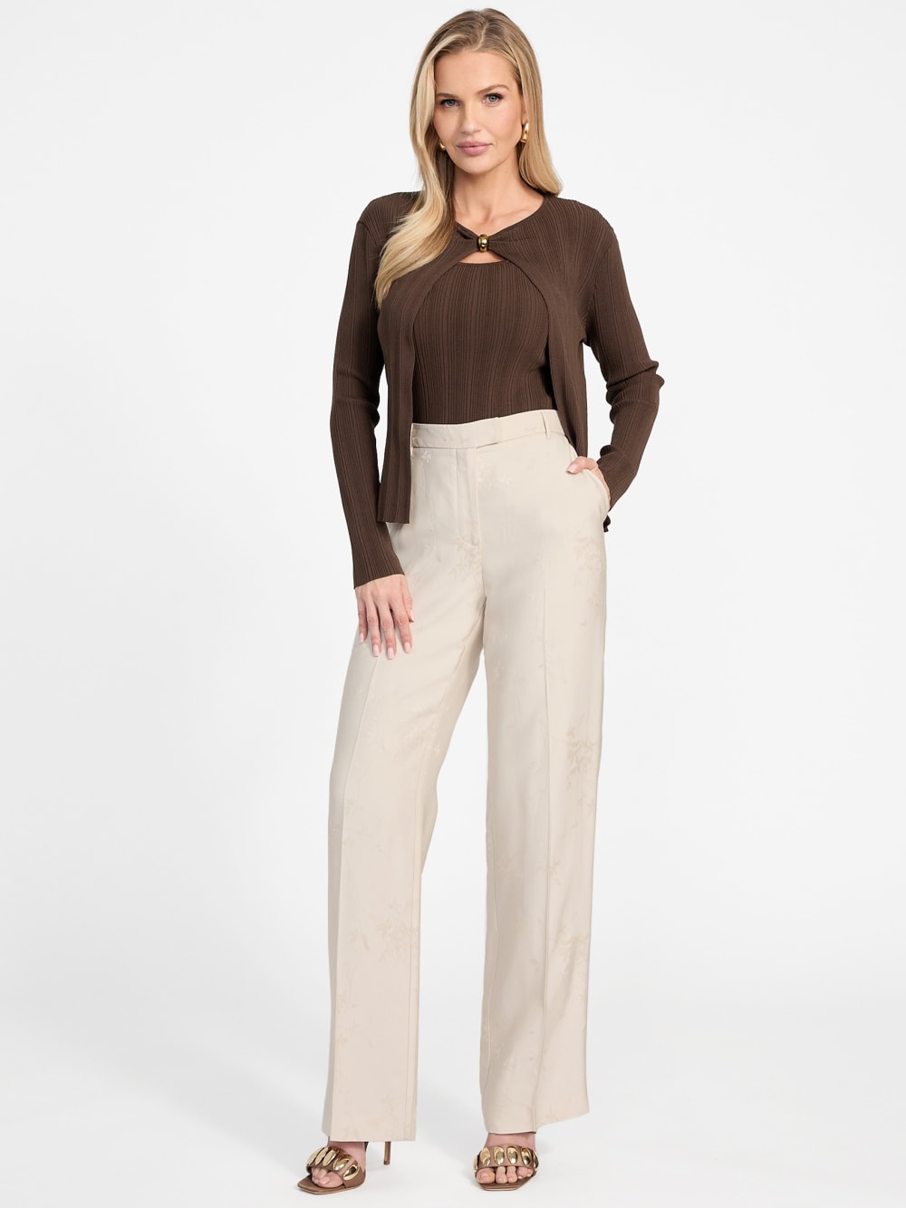 Kathleen Ribbed Sweater Set