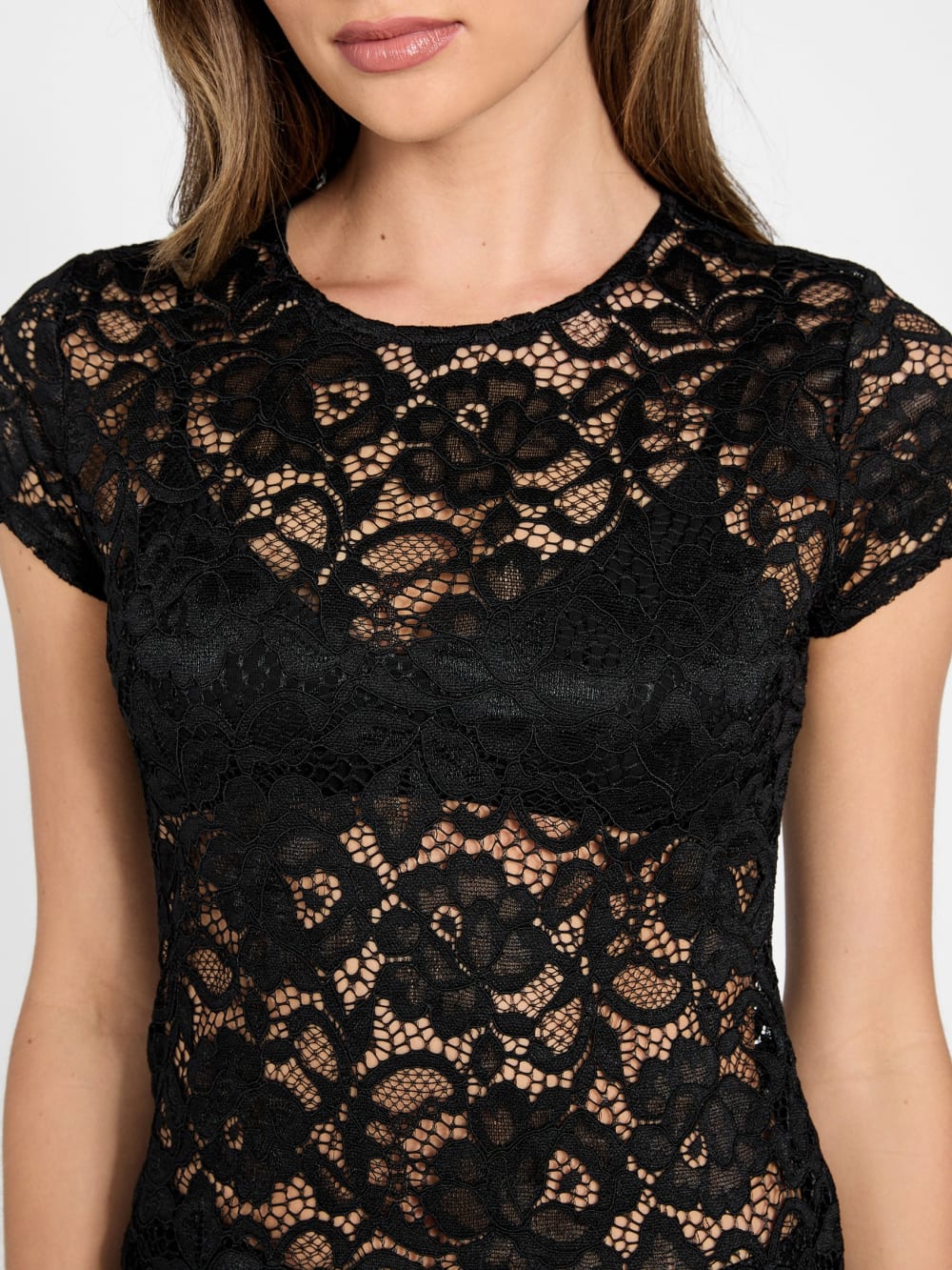Floral lace top