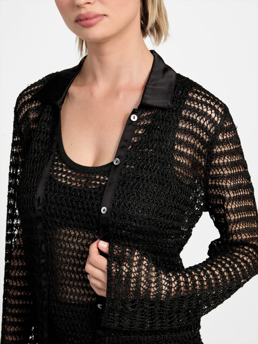 Bella Open-Stitch Top