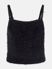 Keyla Fuzzy Sweater Crop Cami