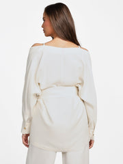 Eco Greta Linen-Blend Wrap Tunic