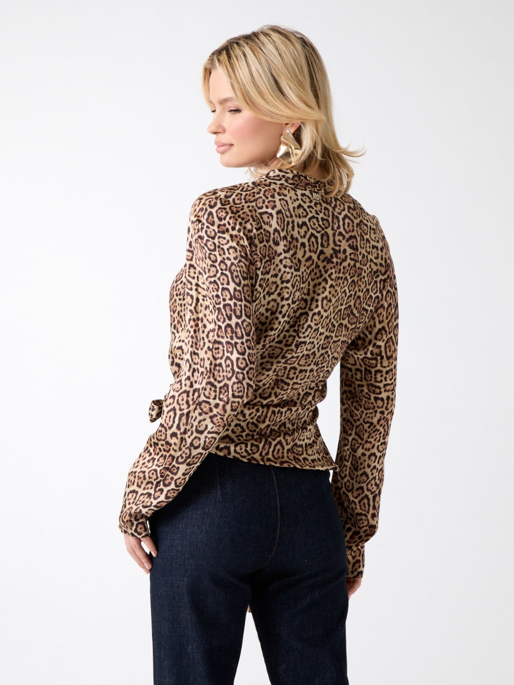 Eco Alanis Printed Wrap Blouse