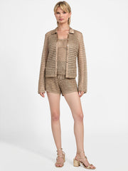 Bella Open-Stitch Top
