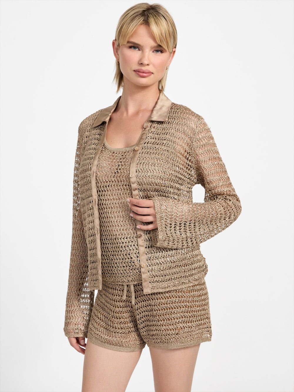 Bella Open-Stitch Top