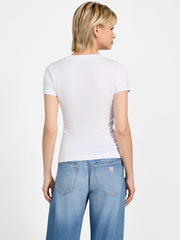 Eco Embroidered Script Logo Tee