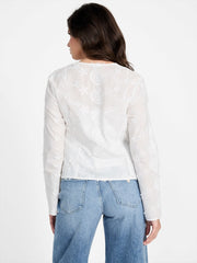 Aida Embroidered Top