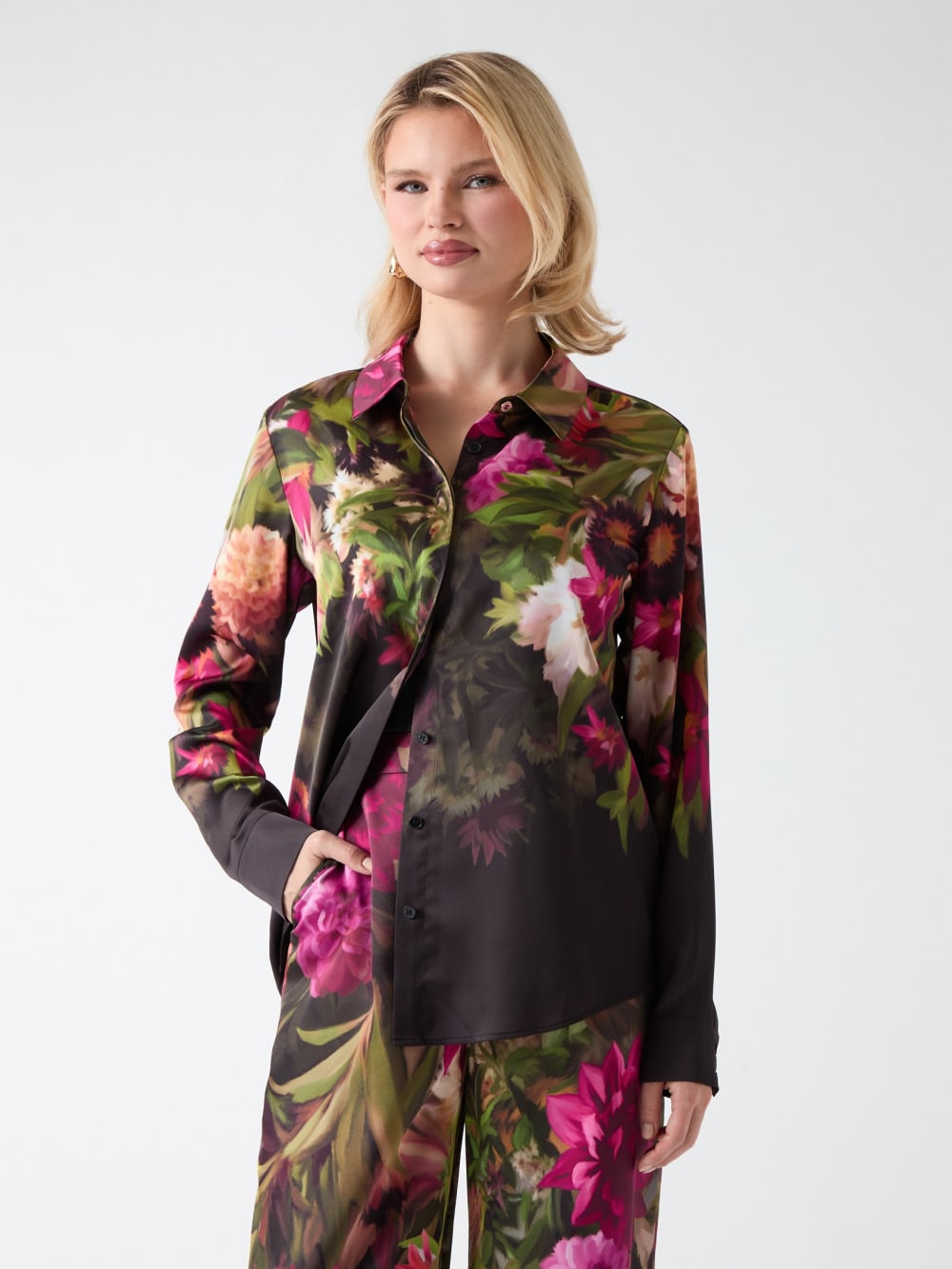 Icon Printed Blouse