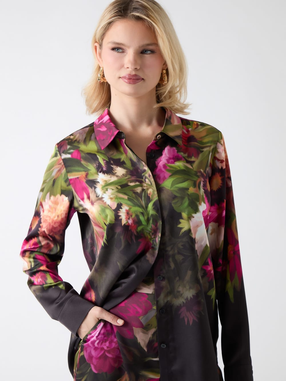 Icon Printed Blouse