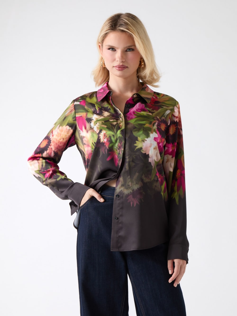 Icon Printed Blouse