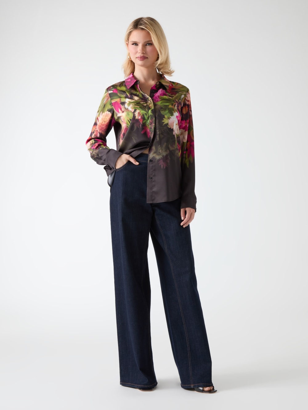 Icon Printed Blouse