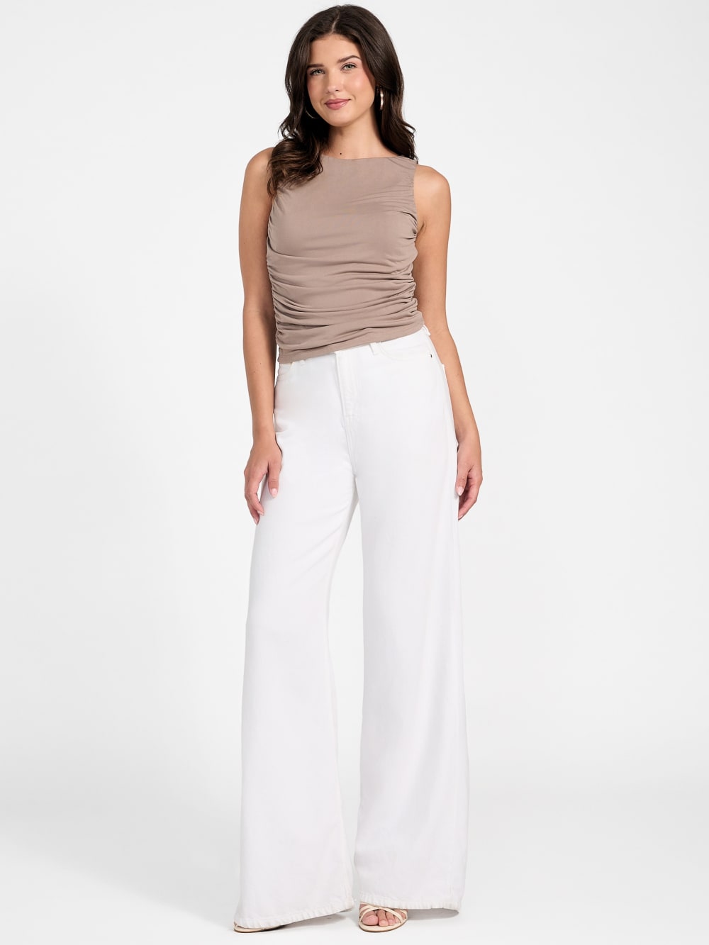Eco Shirred Ciena Tank Top