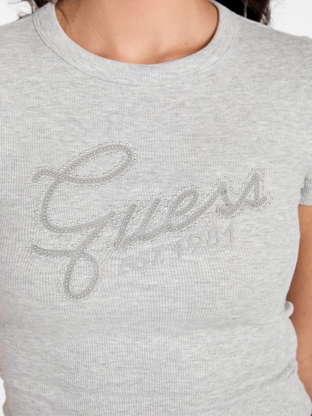 Logo Rhinestones t-shirt