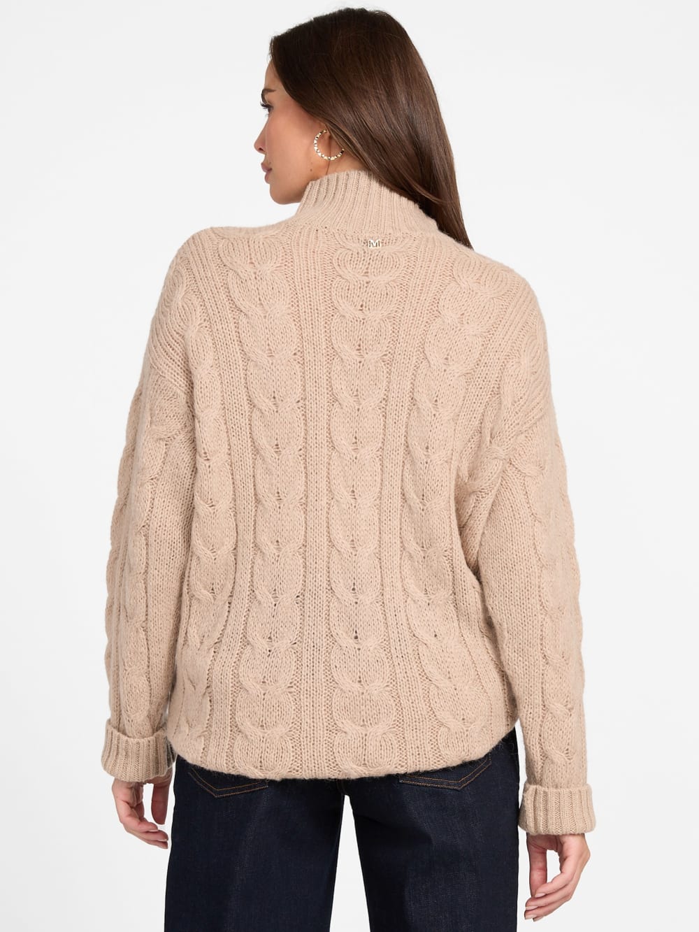 Aida Maxi Cable-Knit Sweater