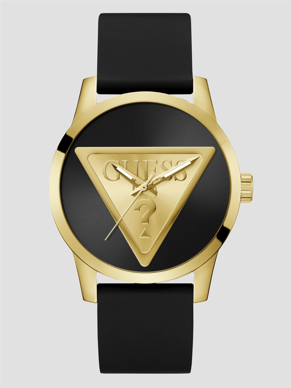 Gold-Tone and Black Analog Watch