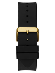 Gold-Tone and Black Analog Watch