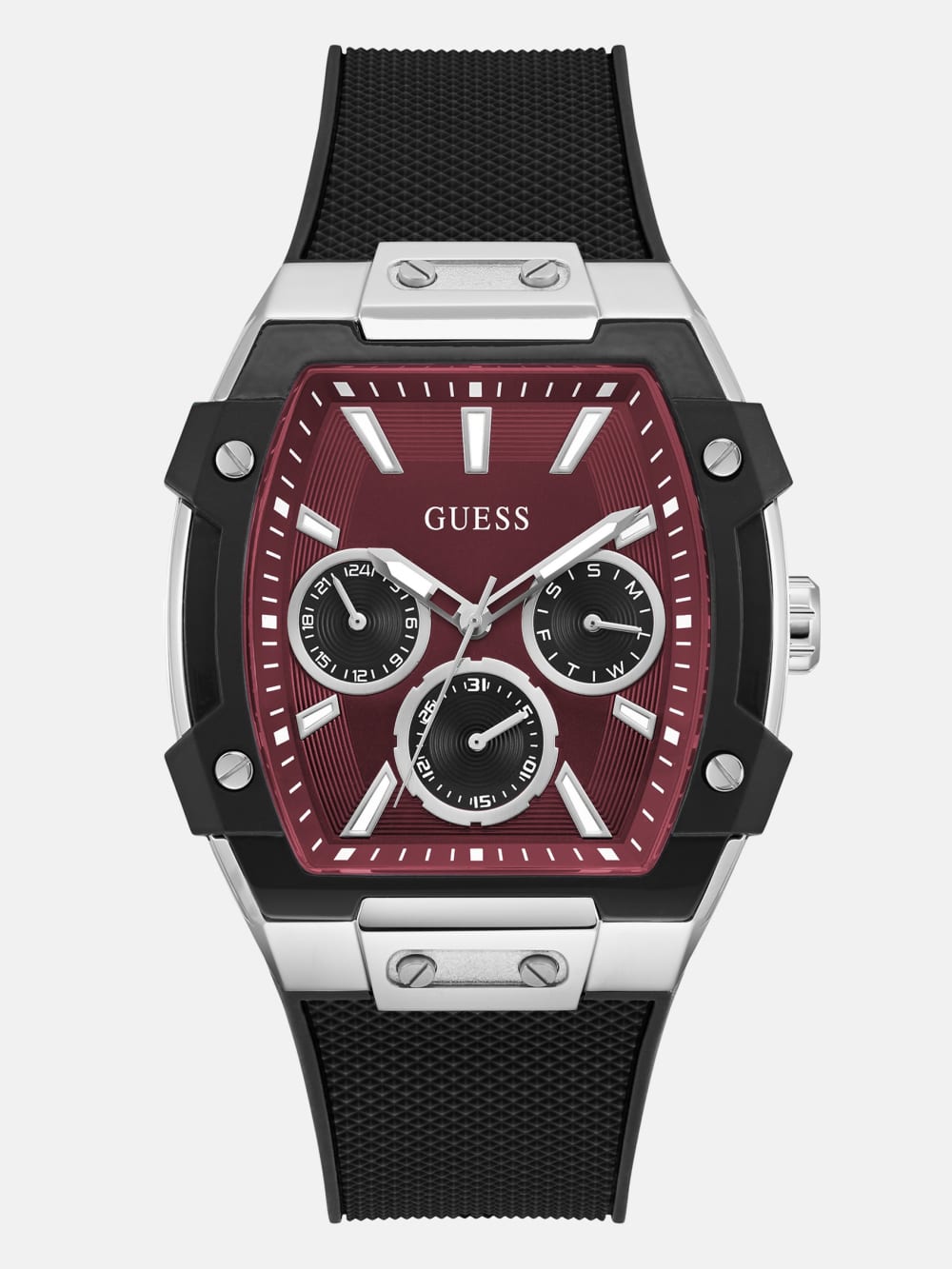 Silicone multi-function watch 44 mm