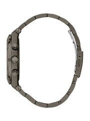 Dark Silver-Tone Multifunction Watch
