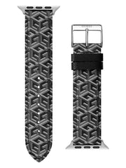 G-Cube Gray Leather 42-44 mm Band for Apple Watch®