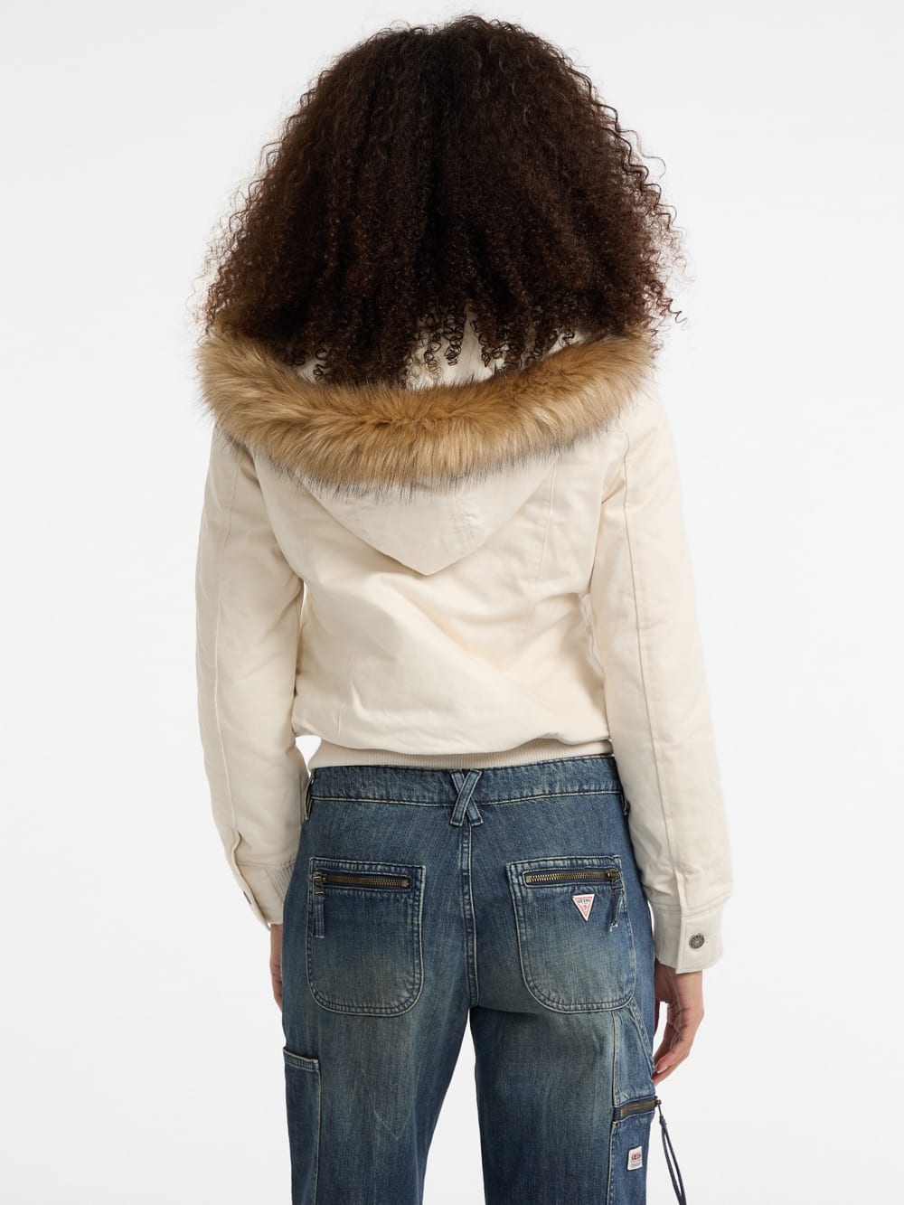 GUESS Originals Eco Faux-Fur Hooded Parka