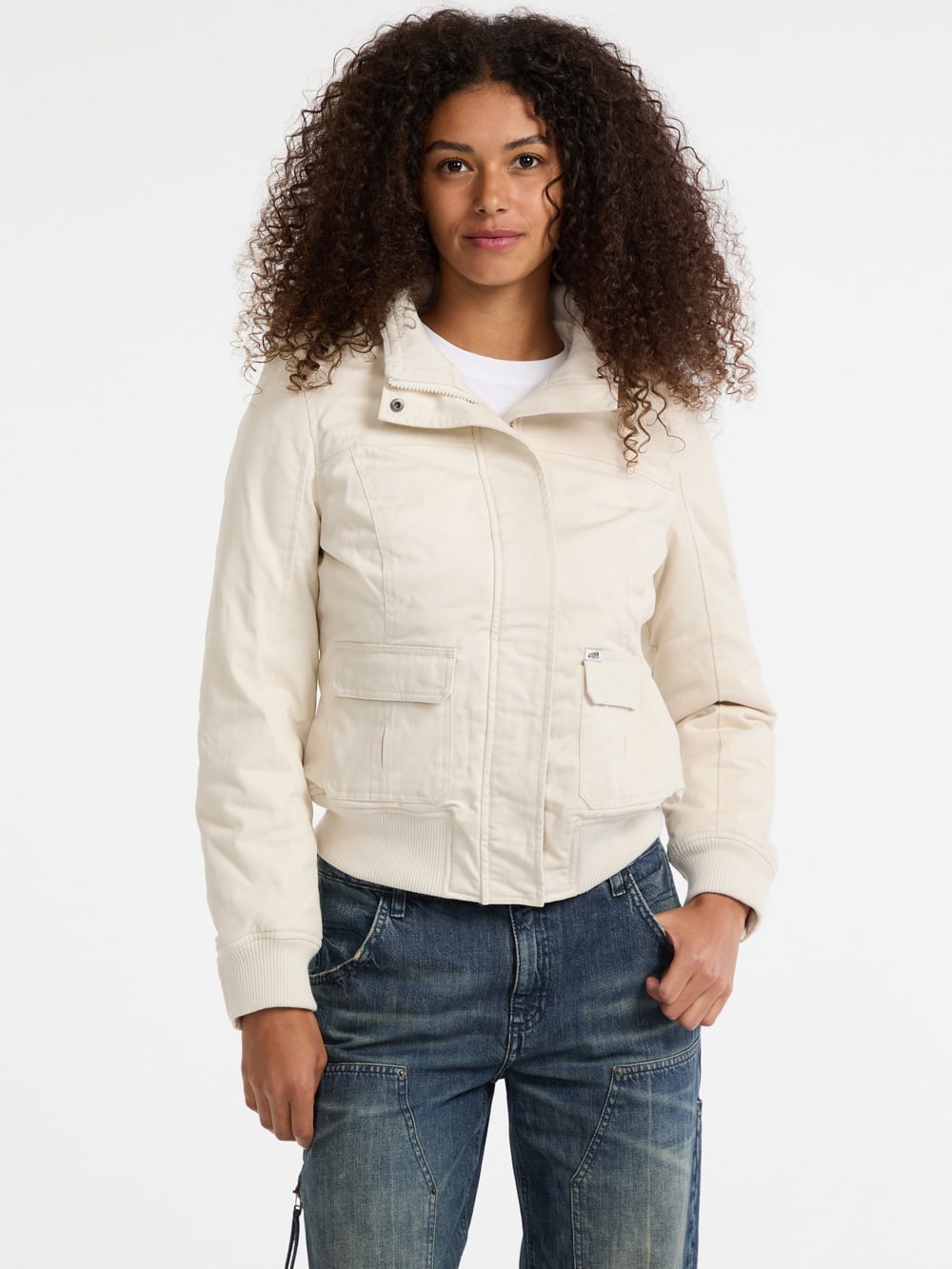 GUESS Originals Eco Faux-Fur Hooded Parka