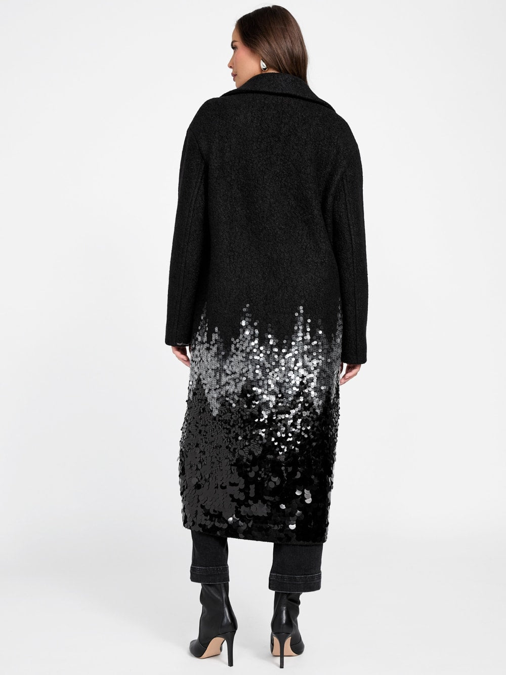 Vicky Sequin Knit Coat