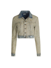 reversed trucker jacket
