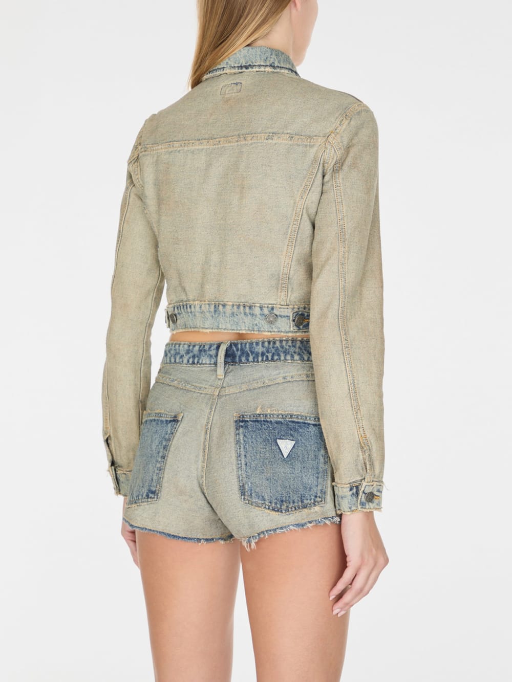 reversed trucker jacket