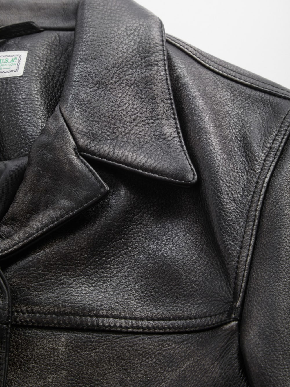 vintage leather jacket