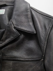 vintage leather jacket