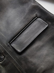 vintage leather jacket