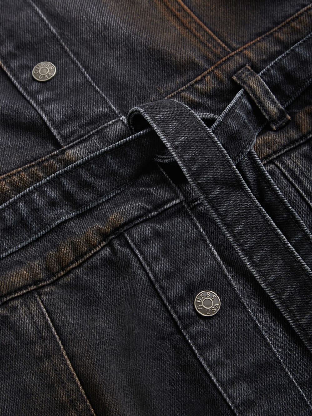 long denim coat