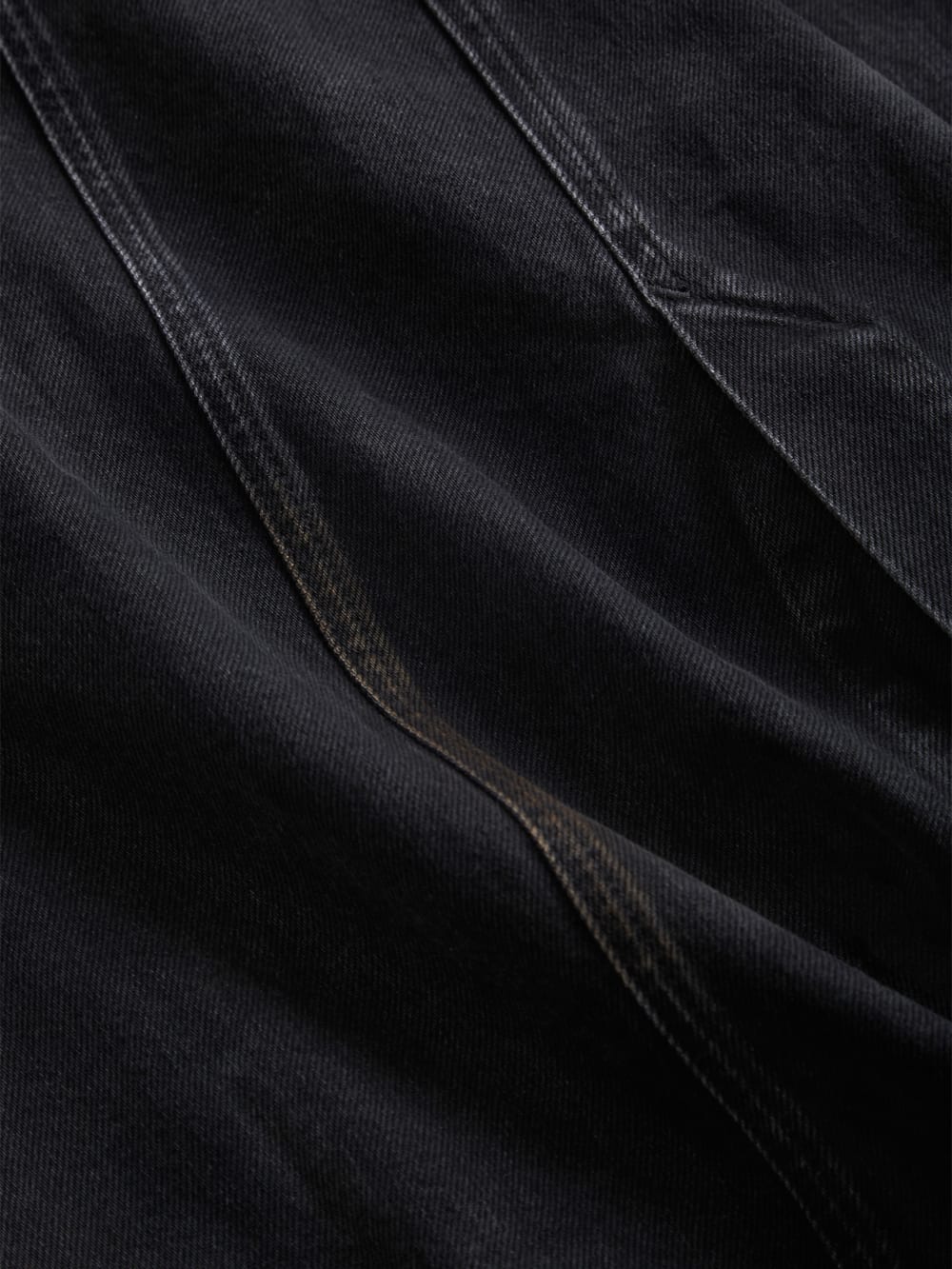 long denim coat