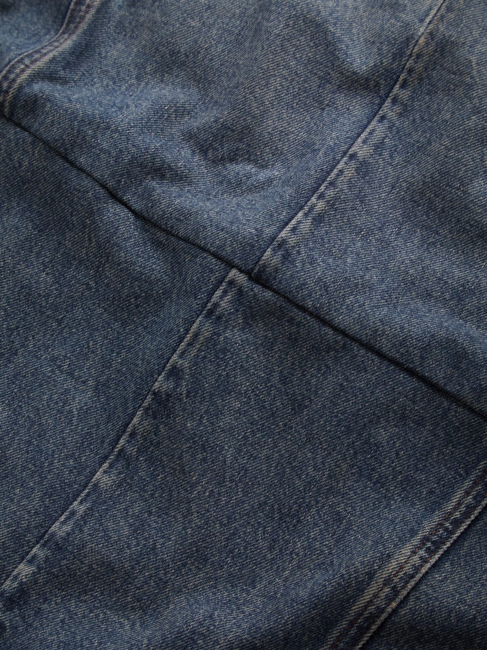 oversized pieced denim jacket