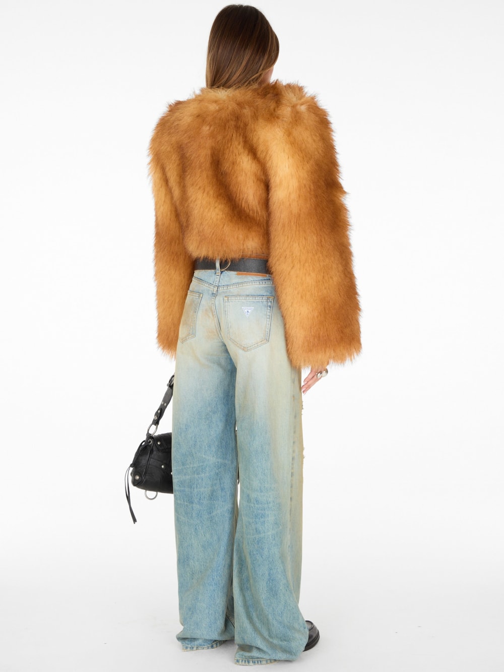 faux-fur bolero