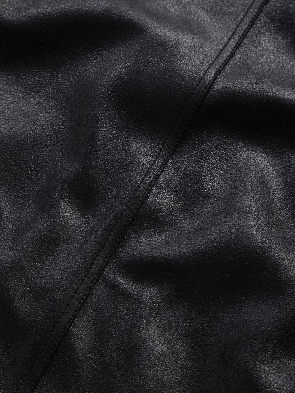 crackled leather moto jacket