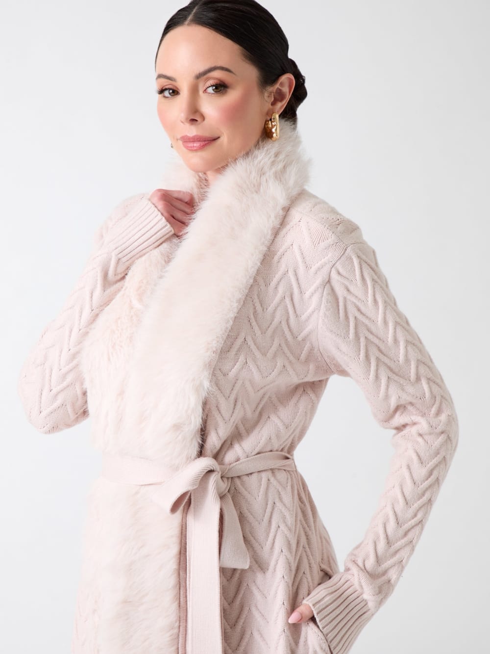 Paula Wrap Cardigan Coat