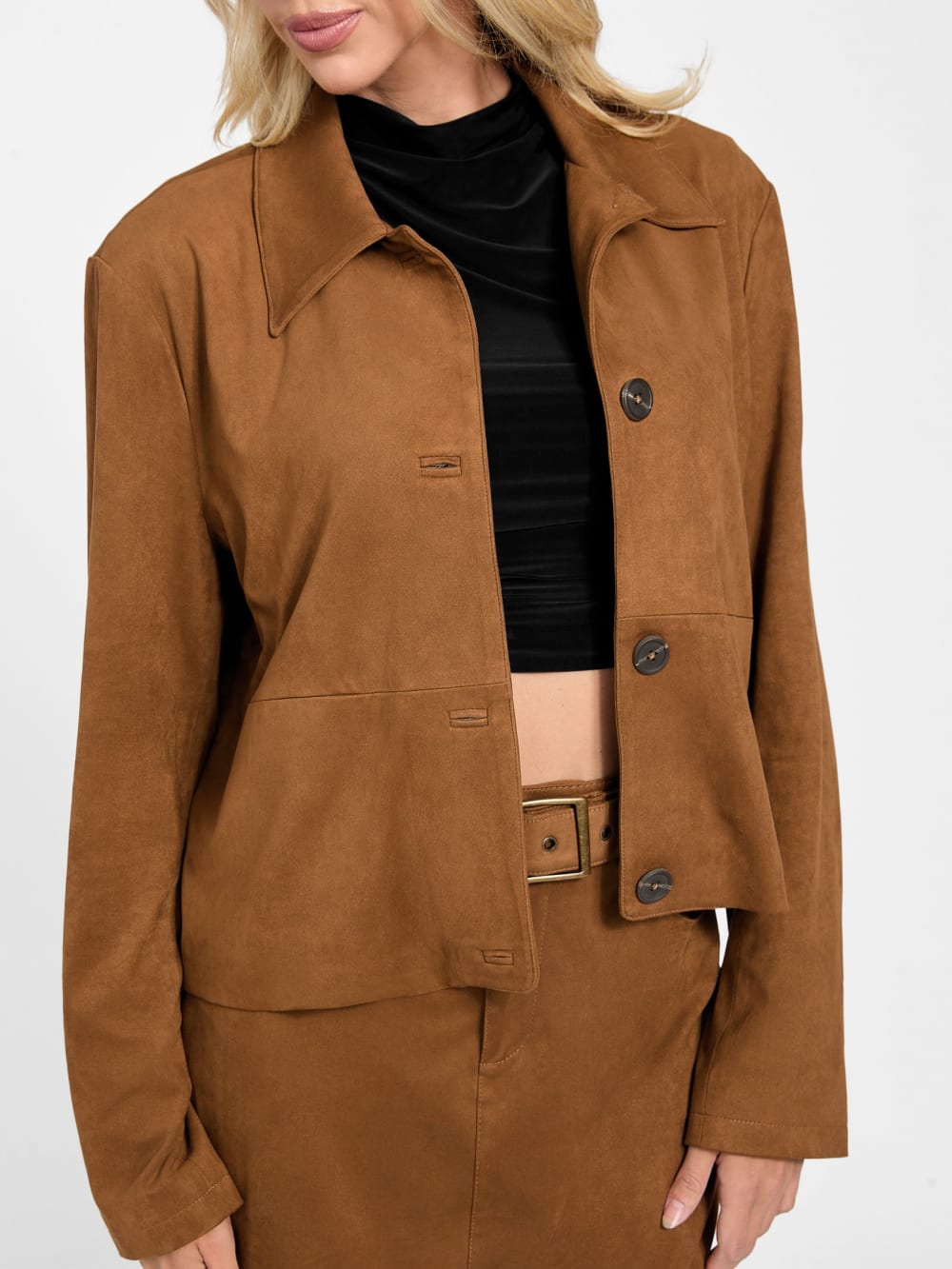 Aria Faux-Suede Jacket
