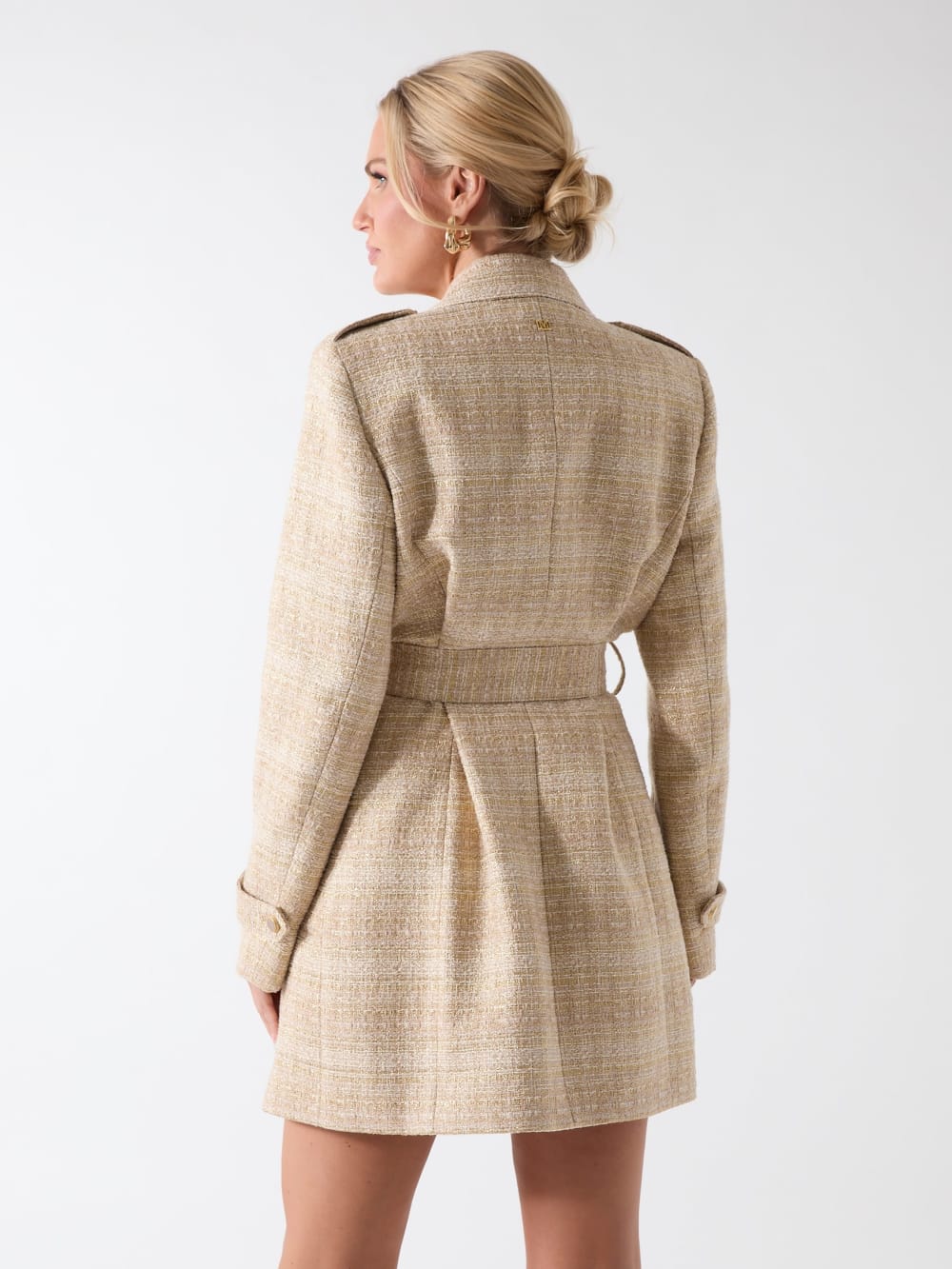 Eco Mariah Sparkling Tweed Coat