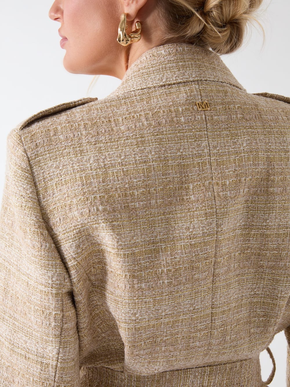 Eco Mariah Sparkling Tweed Coat