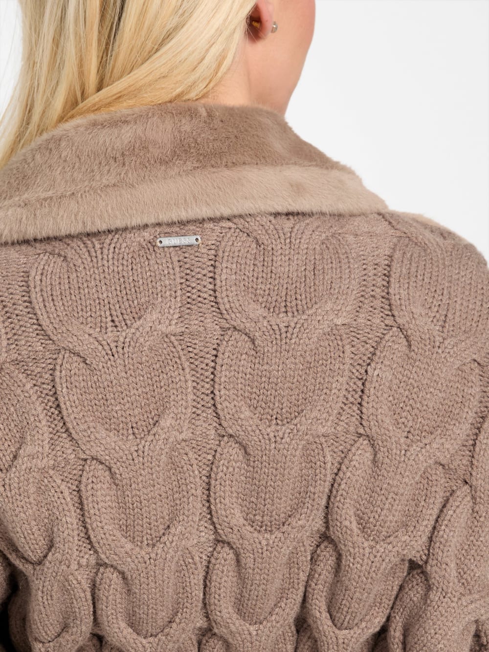 Lucrezia Faux-Fur Knit Coat