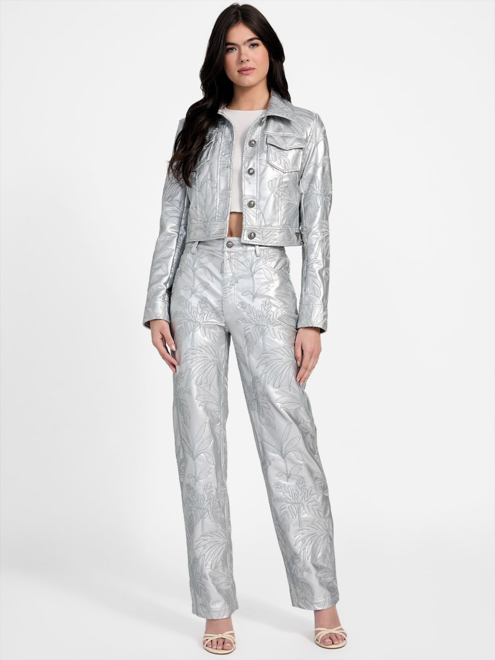 Clelia Embroidered Trucker Jacket
