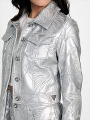 Clelia Embroidered Trucker Jacket